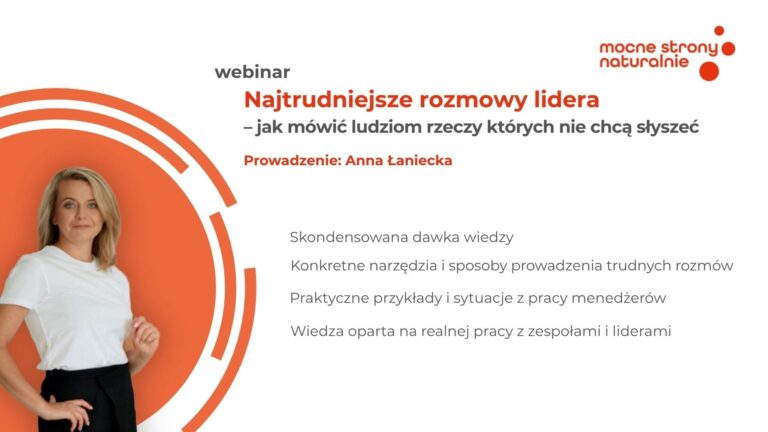 [Webinar] Trudne rozmowy lidera – jak mówić ludziom rzeczy, których nie chcą słyszeć